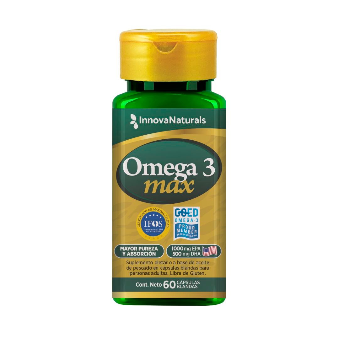 Omega 3 MAX - Certificacion  IFos Goed x 60 capsulas