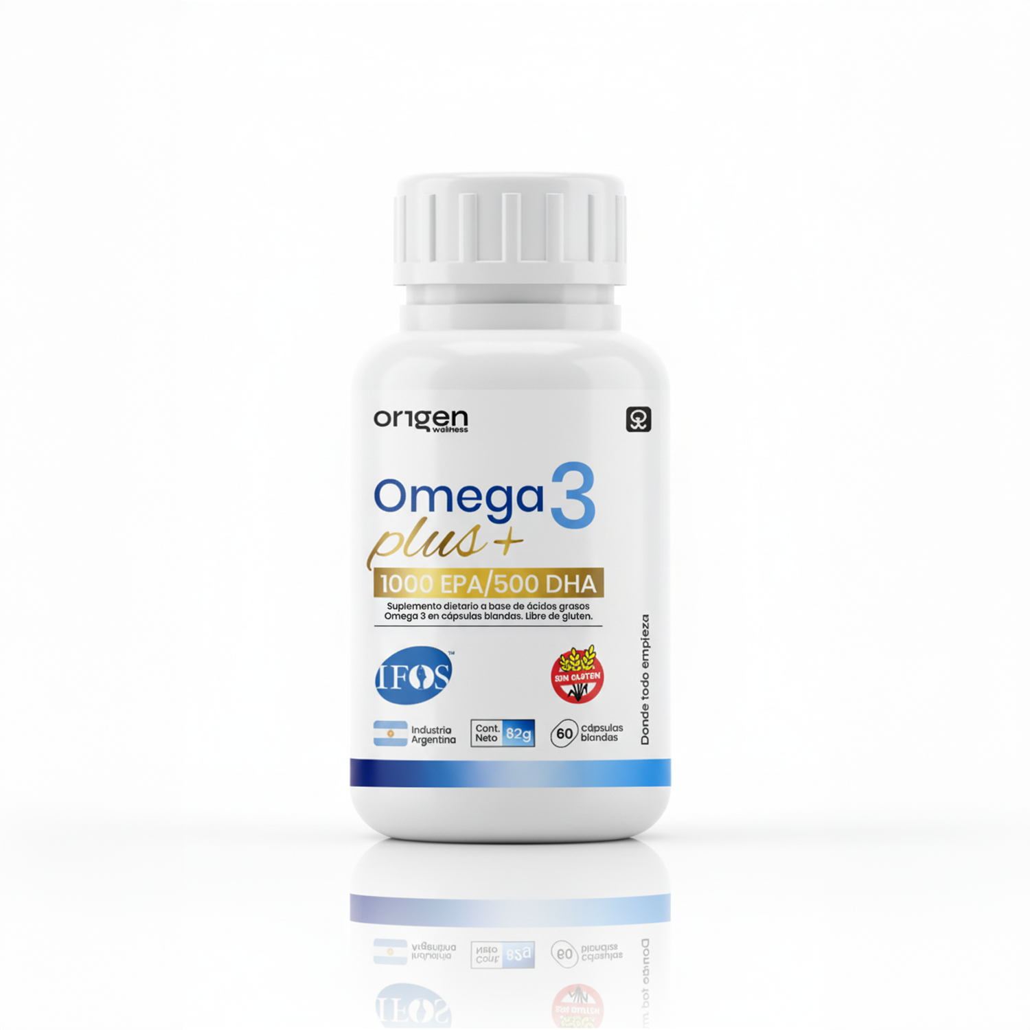 OMEGA 3 PLUS Or1gen IFOS 60 Caps